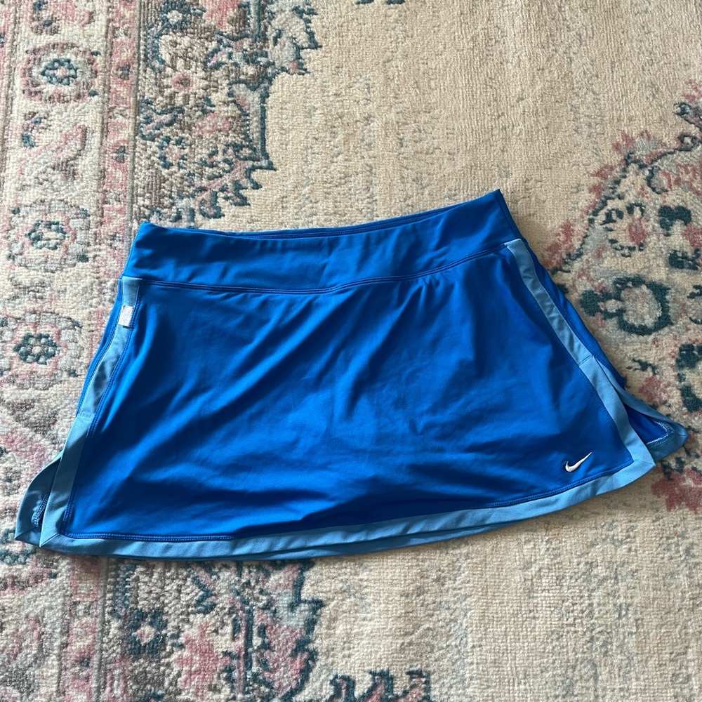 Nike Blue Dri-Fit Tennis Skirt Size Large
